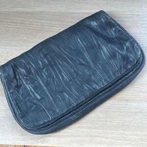 Soft leather clutch